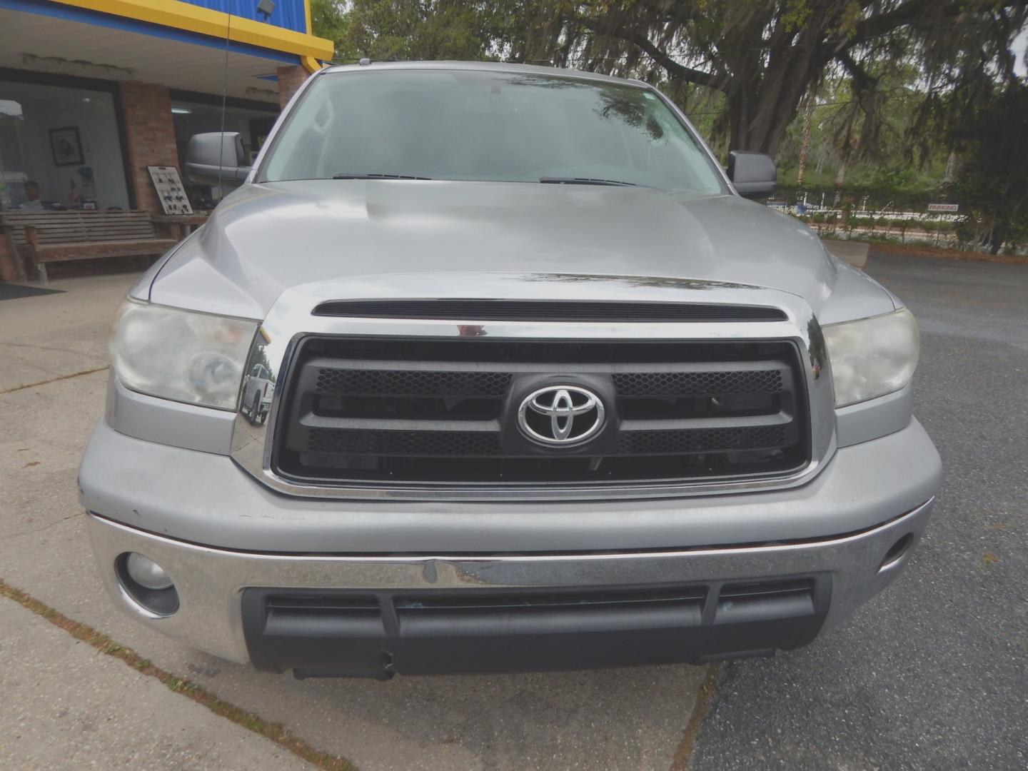 2012 Silver Metallic /Charcoal Toyota Tundra SR5 (5TFRY5F19CX) with an 5.7L V8 engine, Automatic transmission, located at 3120 W Tennessee St, Tallahassee, FL, 32304-1002, (850) 575-6702, 30.458841, -84.349648 - Photo#2